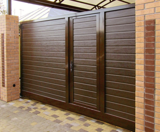 Ворота с калиткой в Усть-Джегуте