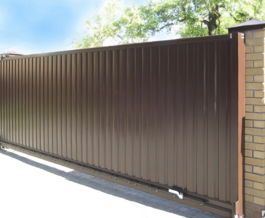 Ворота из профнастила в Усть-Джегуте