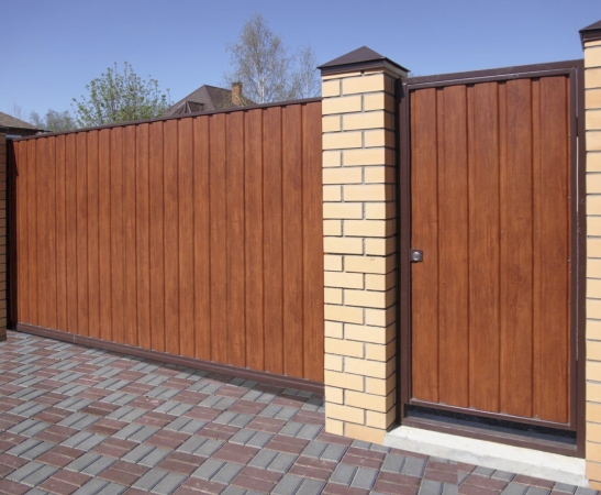 Ворота из металлического сайдинга в Усть-Джегуте